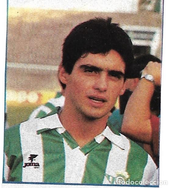 Sammelleidenschaft Sport: REAL BETIS BALOMPI&Eacute;: Recorte de MONSALVETE. 1990