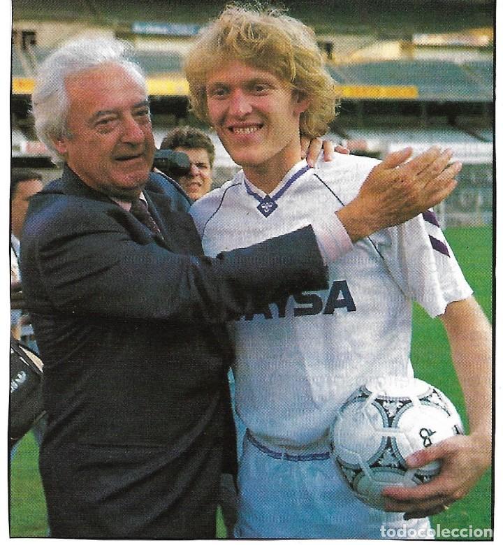 Sammelleidenschaft Sport: REAL MADRID: Recorte de PROSINECKI con Ram&oacute;n MENDOZA. 1991