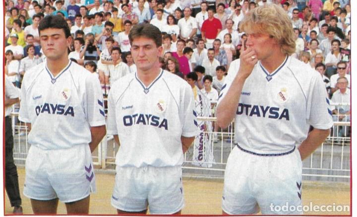 Sammelleidenschaft Sport: REAL MADRID: Recorte de PROSINECKI con LUIS ENRIQUE y MIKEL LASA. 1991