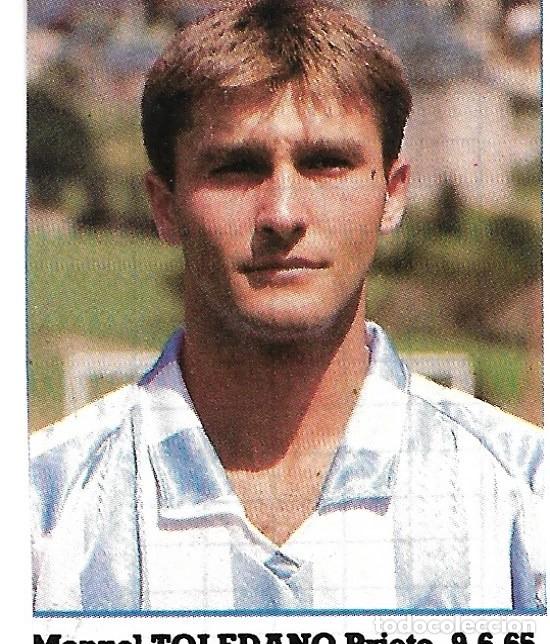 Sammelleidenschaft Sport: CD.M&Aacute;LAGA: Recorte de TOLEDANO. 1990