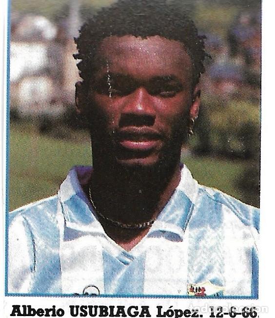 Sammelleidenschaft Sport: CD.M&Aacute;LAGA: Recorte del Palomo USUBIAGA. 1990