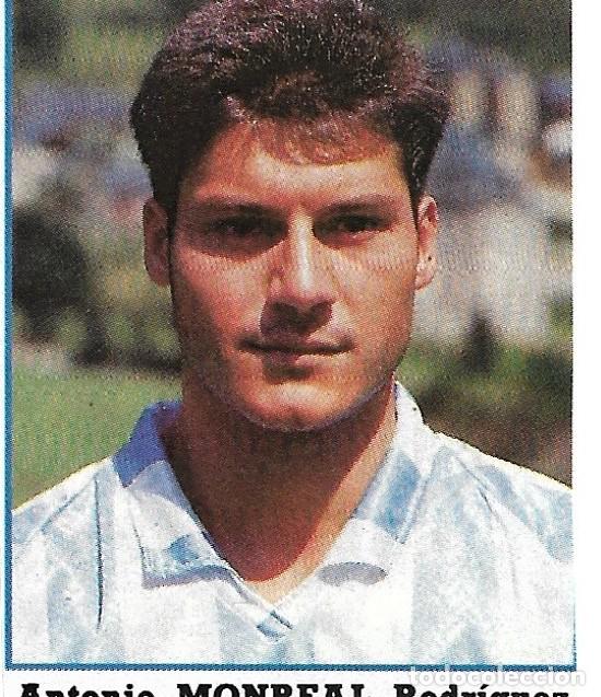 Coleccionismo deportivo: CD.M&Aacute;LAGA: Recorte de MONREAL. 1990