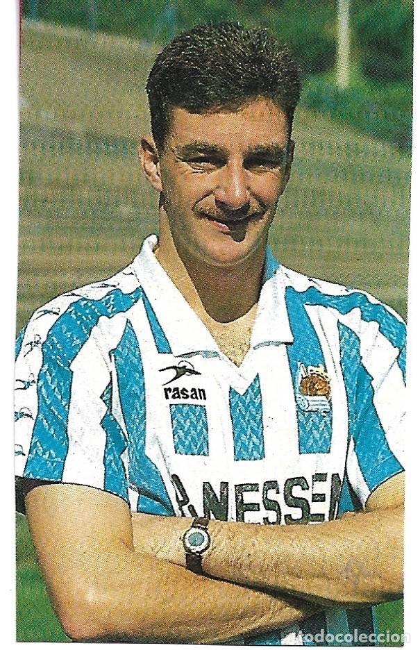 Coleccionismo deportivo: REAL SOCIEDAD: Recorte de ALDRIDGE. 1990