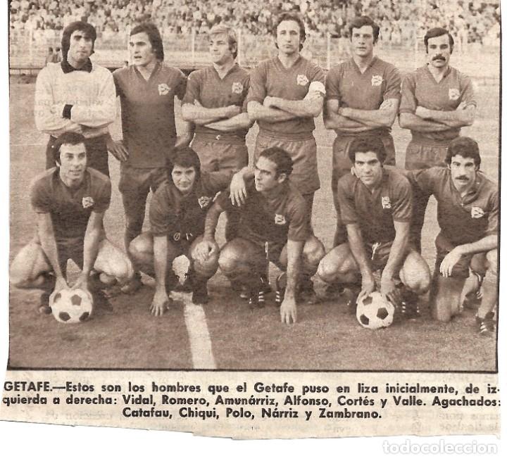 Sammelleidenschaft Sport: GETAFE: Recorte de un equipo de la temporada 77-78