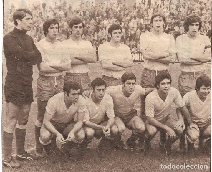 Coleccionismo deportivo: C&Aacute;DIZ CF: Recorte de un equipo de 1972