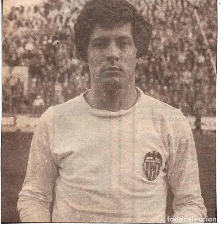Coleccionismo deportivo: VALENCIA CF: Recorte de SUBIRATS. 1978 - Foto 1