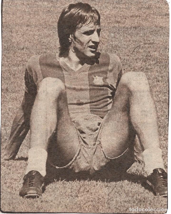Coleccionismo deportivo: BAR&Ccedil;A: Recorte de JOHAN CRUYFF. 1978 - Foto 1