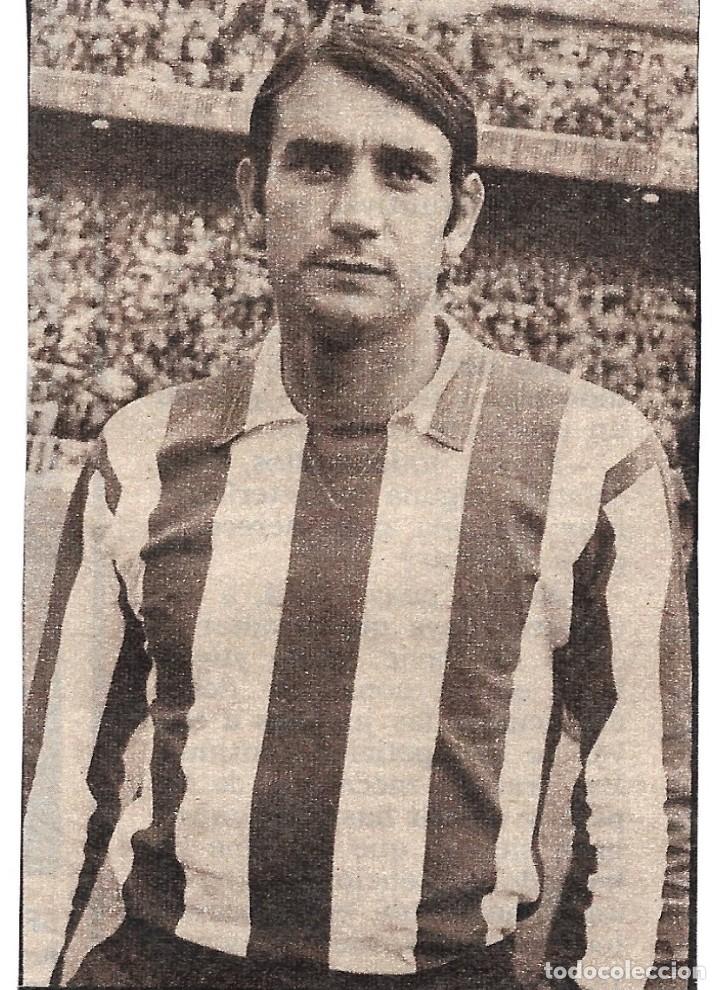 Coleccionismo deportivo: REAL SPORTING DE GIJ&Oacute;N: Recorte de Vicente MIERA