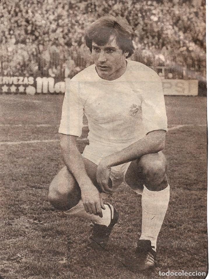 Coleccionismo deportivo: REAL MADRID: Gran recorte de ISIDRO. 1978