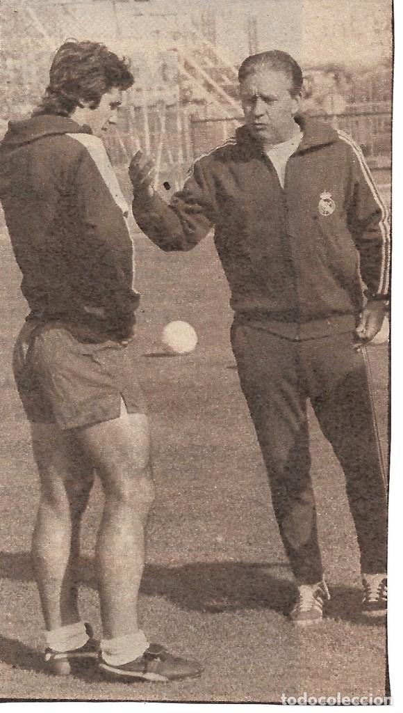 Sammelleidenschaft Sport: REAL MADRID: Recorte de SANTILLANA con MOLOWNY. 1978
