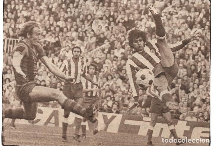 Sammelleidenschaft Sport: ATL&Eacute;TICO DE MADRID: Recorte de BENEGAS en acci&oacute;n. 1974