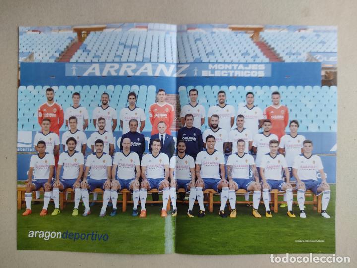 Sammelleidenschaft Sport: POSTER PLANTILLA EQUIPO ZARAGOZA TEMPORADA 2017-2018 LIGA FUTBOL 17-18 TOQUERO ZAPATER BORJA GUTI...