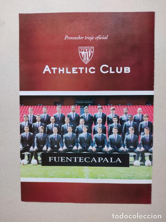 Coleccionismo deportivo: EQUIPO PLANTILLA ATHLETIC CLUB BILBAO PUBLICIDAD FUENTECAPALA PRIETO IGLESIAS SUPERCOPA ITURRASPE