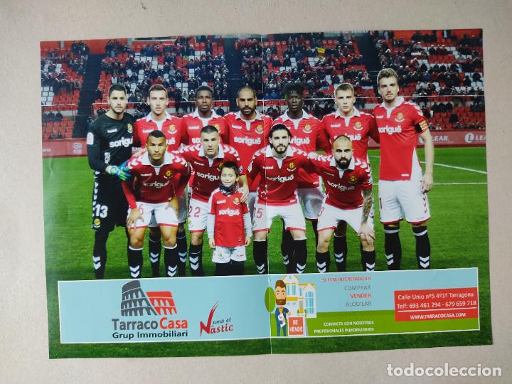 Coleccionismo deportivo: POSTER EQUIPO PLANTILLA GIMNASTIC TARRAGONA NASTIC LUIS SUAREZ PIPA FALI JAVI ABRAHAM MANU BARREIRO