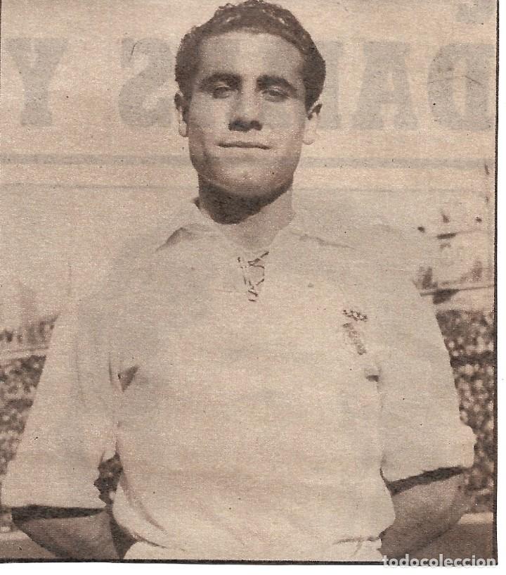 Coleccionismo deportivo: REAL MADRID: Recorte de Pablo OLMEDO