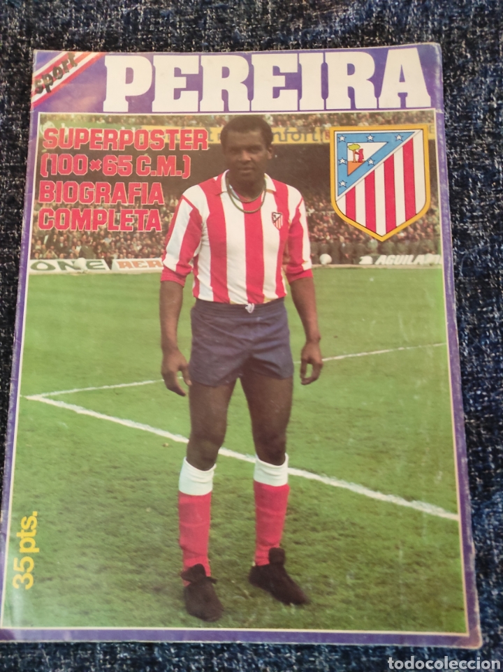 Sammelleidenschaft Sport: PEREIRA - SUPERPOSTER DE 100 X 65 CM... ( ATLETICO DE MADRID ) POSTER DE 16 PAGINAS