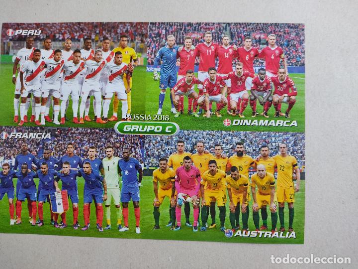 Coleccionismo deportivo: POSTER MUNDIAL RUSIA 2018 WORLD CUP RUSSIA 18 GRUPO C PER&Uacute; FRANCIA DINAMARCA AUSTRALIA Y FIXTURE