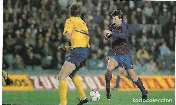 Coleccionismo deportivo: Recorte de LAUDRUP en acci&oacute;n