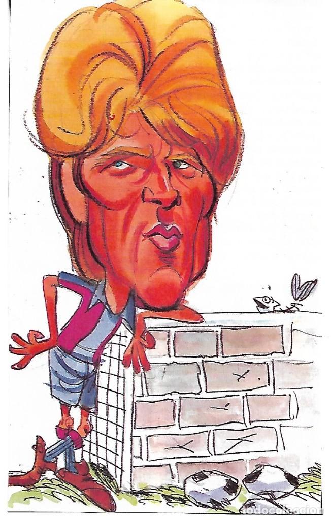 Coleccionismo deportivo: Recorte de una caricatura de LAUDRUP