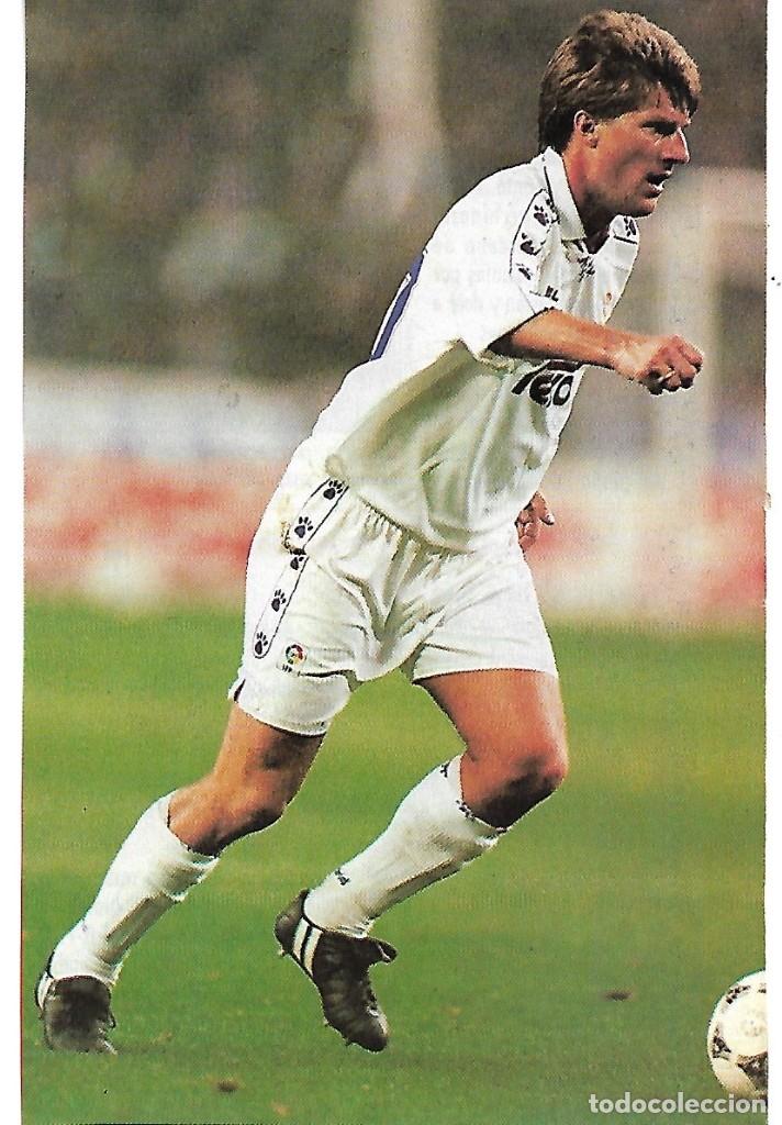 Coleccionismo deportivo: Gran recorte de LAUDRUP con el Madrid