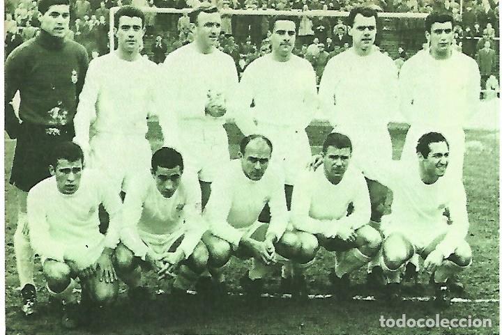 Coleccionismo deportivo: REAL MADRID: Recorte de un equipo de la temporada 62-63