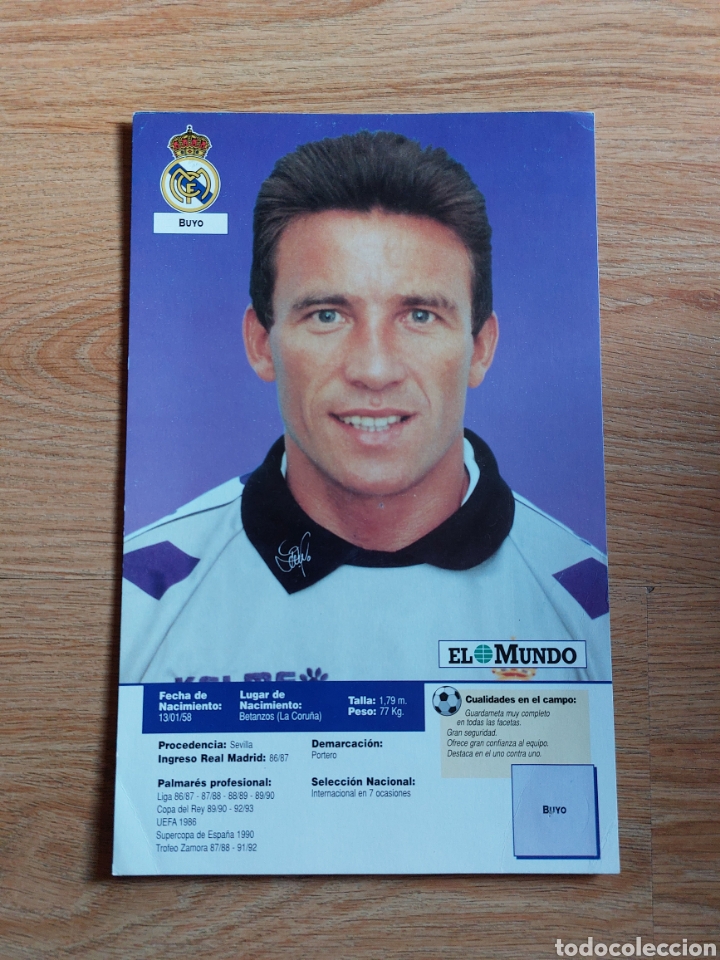 Coleccionismo deportivo: FOTO PACO BUYO R.MADRID