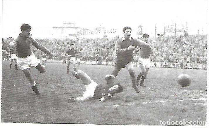 Coleccionismo deportivo: REAL OVIEDO: Recorte de LALO marcando un gol