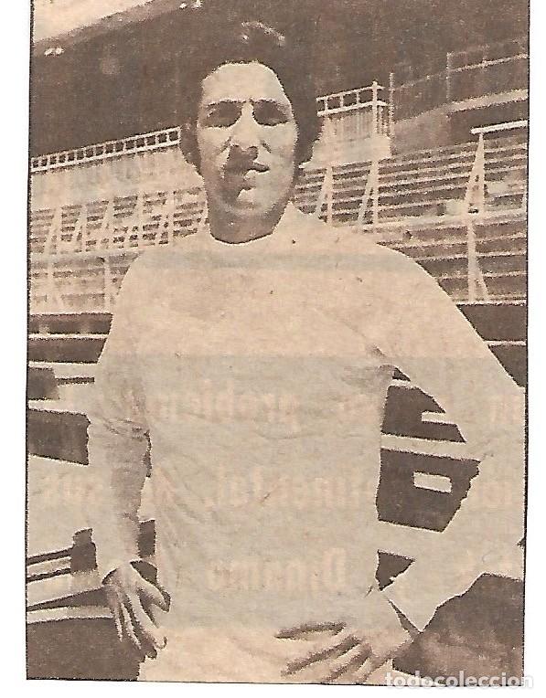 Collectionnisme sportif: Recorte de ORTU&Ntilde;O con el Real Madrid. 1970