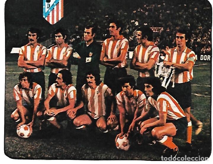 Collezionismo sportivo: ATL&Eacute;TICO DE MADRID: Recorte del equipo que jug&oacute; el partido de homenaje a UFARTE. 1974