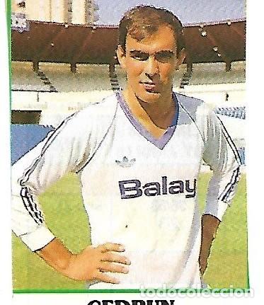 Collezionismo sportivo: REAL ZARAGOZA: Recorte de ANDONI CEDR&Uacute;N. 1988