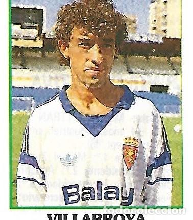 Coleccionismo deportivo: REAL ZARAGOZA: Recorte de VILLARROYA. 1988 - Foto 1
