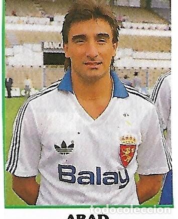 Sammelleidenschaft Sport: REAL ZARAGOZA: Recorte de ABAD. 1988