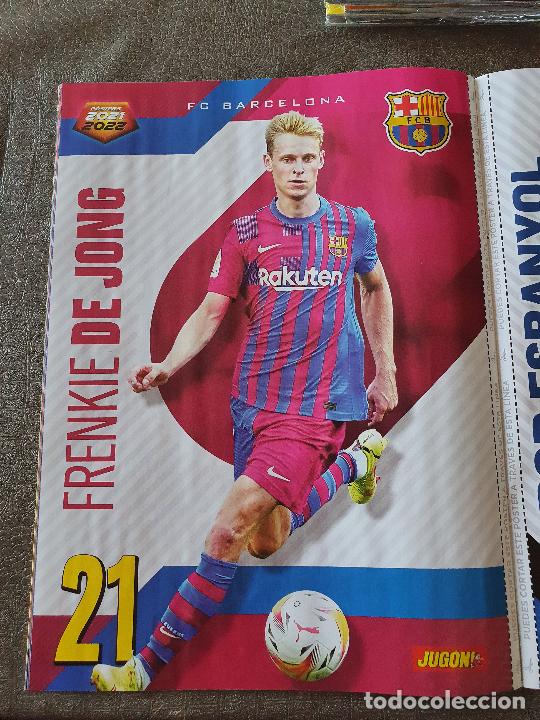 Sammelleidenschaft Sport: POSTER FRENKIE DE JONG JUGON 2021 2022 21 22 FC BARCELONA BAR&Ccedil;A POSTERS trasera betis plantilla