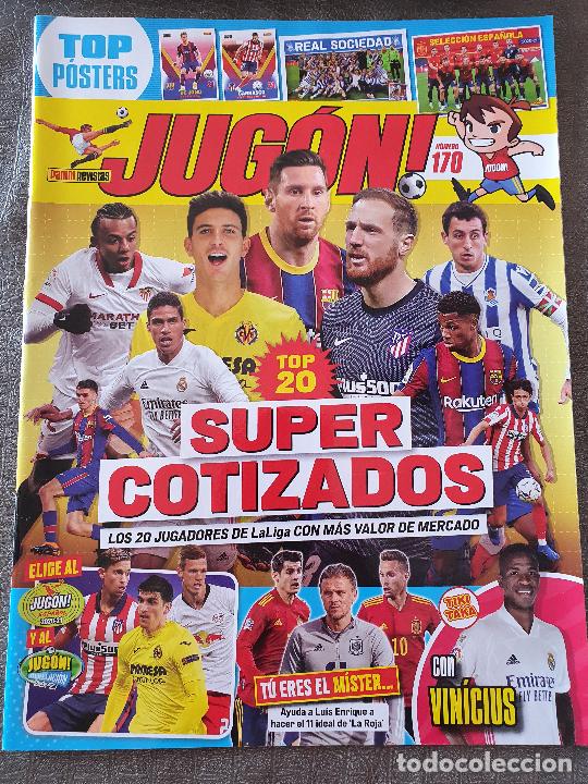Sammelleidenschaft Sport: REVISTA JUGON NUMERO 170 CON POSTERS POSTER DE JONG CARRASCO REAL SOCIEDAD SELECCION ESPA&Ntilde;OLA