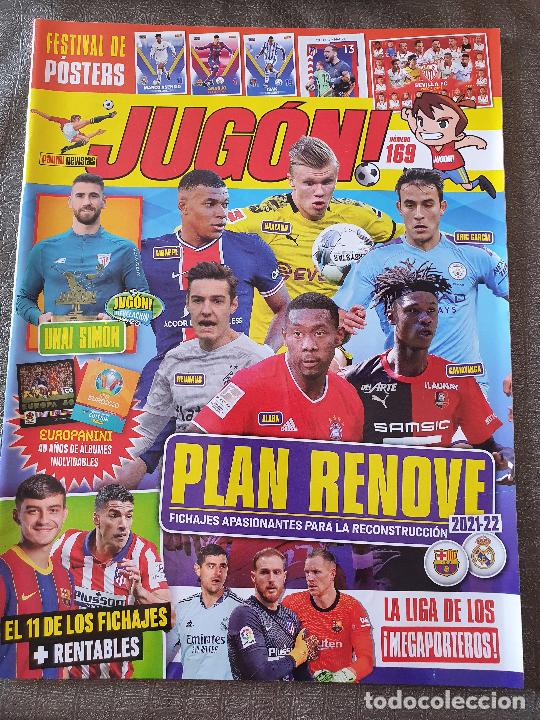 Sammelleidenschaft Sport: REVISTA JUGON NUMERO 169 CON POSTERS POSTER MARCO ASENSIO ARAUJO ISAK SEVILLA FC