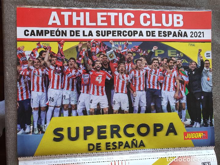 Sammelleidenschaft Sport: POSTER ATHLETIC CLUB CAMPEON SUPERCOPA DE ESPA&Ntilde;A 2021 21