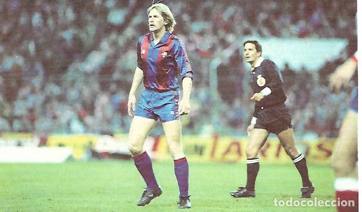 Sammelleidenschaft Sport: BAR&Ccedil;A: Recorte de SCHUSTER en acci&oacute;n. 1988