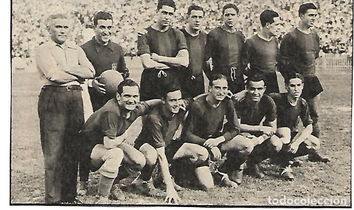 Sammelleidenschaft Sport: BAR&Ccedil;A: Recorte de un equipo de 1936