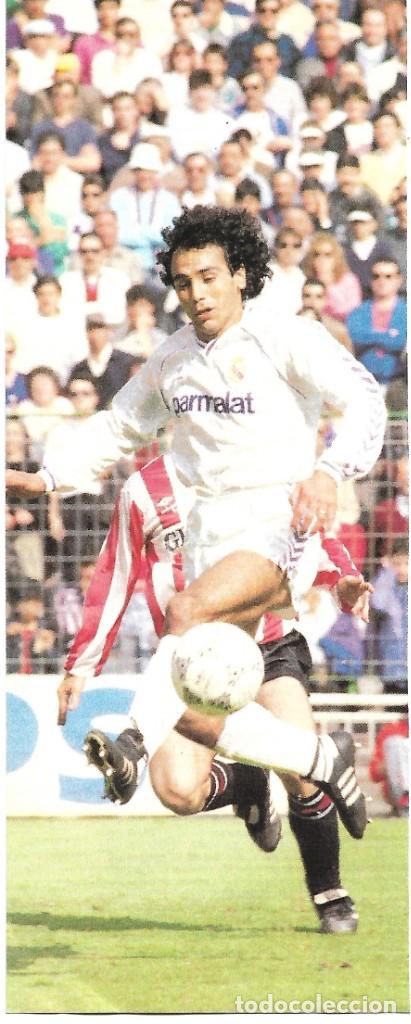 Collezionismo sportivo: REAL MADRID: Gran recorte de HUGO S&Aacute;NCHEZ en acci&oacute;n. 1988