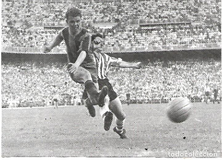 Collezionismo sportivo: BAR&Ccedil;A: Recorte de KUBALA en acci&oacute;n. Final de Copa de 1953
