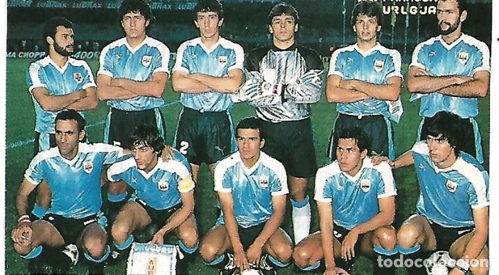 Collezionismo sportivo: SELECCI&Oacute;N DE F&Uacute;TBOL DE URUGUAY: Recorte de un equipo de los a&ntilde;os 90