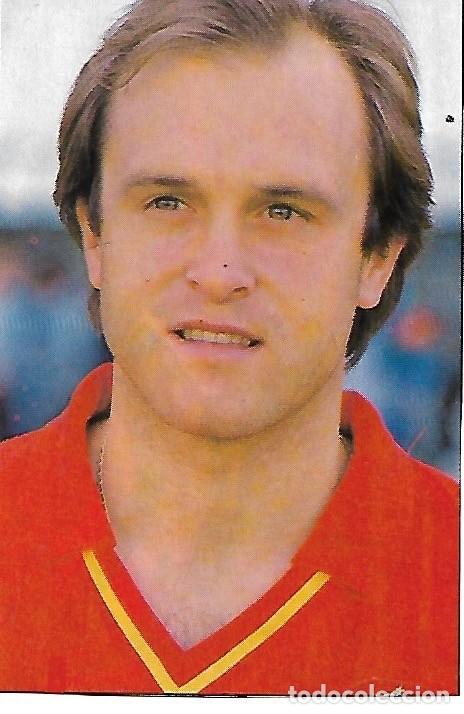 Collezionismo sportivo: SELECCI&Oacute;N ESPA&Ntilde;OLA DE F&Uacute;TBOL: Recorte de Miguel PARDEZA. Hacia 1990