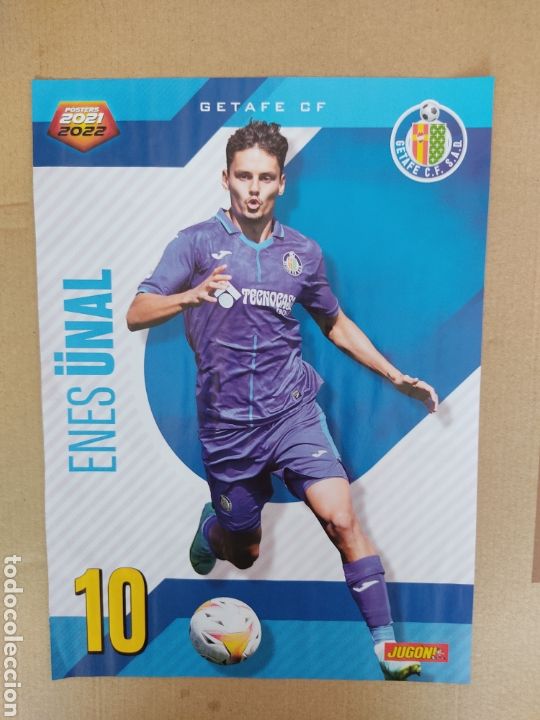 Collezionismo sportivo: ENES UNAL GETAFE RAFINHA REAL SOCIEDAD DOBLE P&Oacute;STER 1 P&Aacute;G REVISTA JUG&Oacute;N 2021-2022 LIGA FUTBOL 21-22