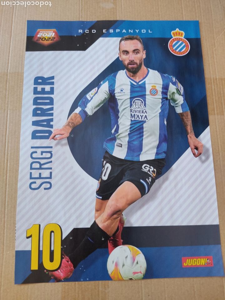Collezionismo sportivo: SERGI DARDER ESPANYOL FRAN GARCIA RAYO VALLECANO DOBLE P&Oacute;STER 1 P&Aacute;G JUG&Oacute;N 2021-2022 LIGA 21-22