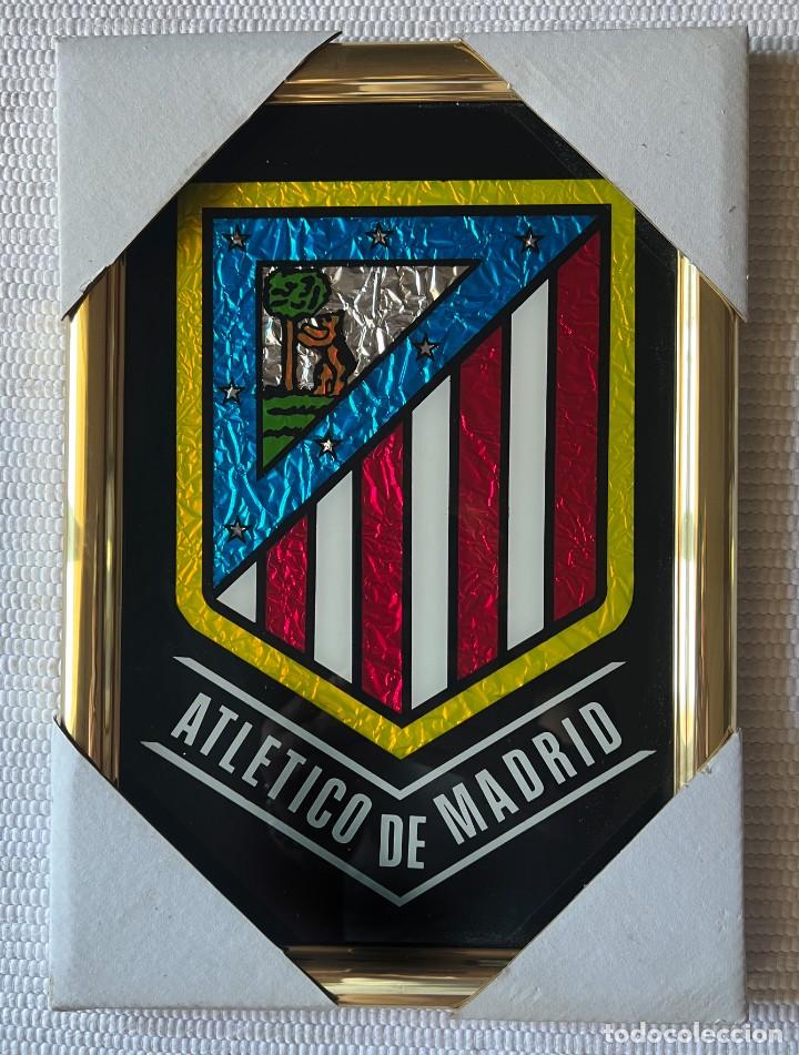 Collectionnisme sportif: Cuadros del escudo del Atletico de Madrid 13 unidades!!