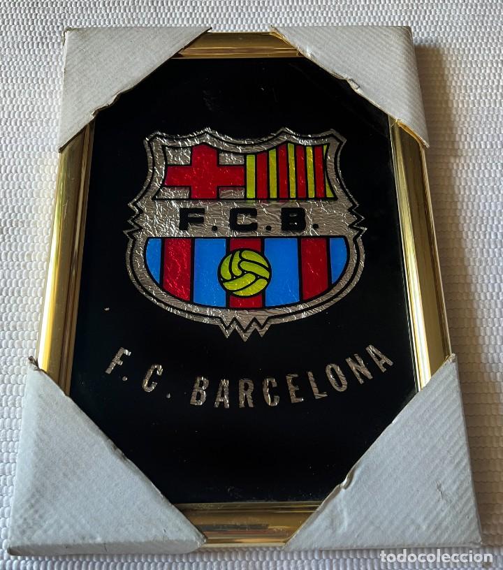 Collezionismo sportivo: Cuadros del escudo del Barcelona 9 unidades!!