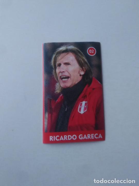 Collezionismo sportivo: 2 RICARDO GARECA SELECCI&Oacute;N PER&Uacute; CROMO STICKER ESTAMPA WORLD CUP RUMBO MUNDIAL 2018 EDITADO EN PER&Uacute;