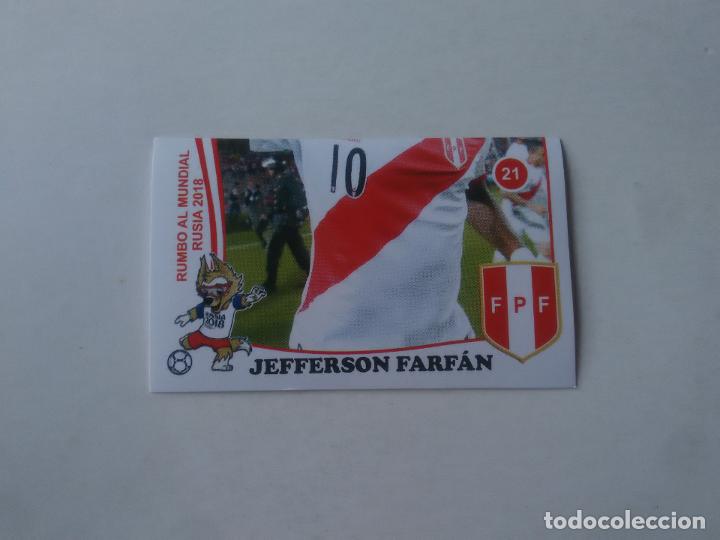 Collezionismo sportivo: 21 JEFFERSON FARF&Aacute;N SELECCI&Oacute;N PER&Uacute; CROMO STICKER WORLD CUP RUMBO MUNDIAL 2018 EDITADO EN PER&Uacute;
