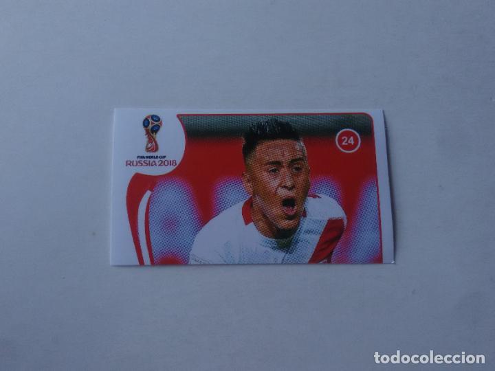 Collezionismo sportivo: 24 CHRISTIAN CUEVA SELECCI&Oacute;N PER&Uacute; CROMO STICKER ESTAMPA WORLD CUP RUMBO MUNDIAL 2018 EDITADO EN PER&Uacute;