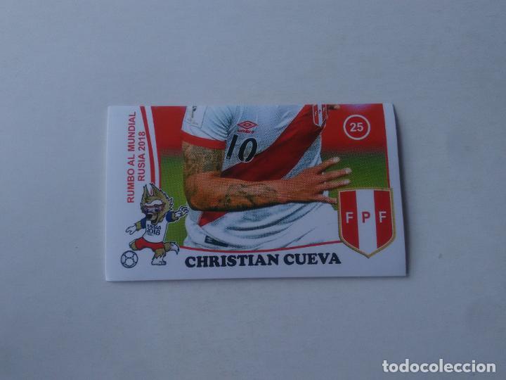 Collezionismo sportivo: 25 CHRISTIAN CUEVA SELECCI&Oacute;N PER&Uacute; CROMO STICKER ESTAMPA WORLD CUP RUMBO MUNDIAL 2018 EDITADO EN PER&Uacute;
